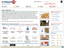 Tablet Screenshot of cyprus-catering.com